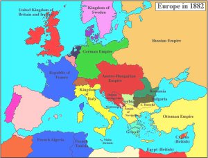 Europa och Asia Minor 1882